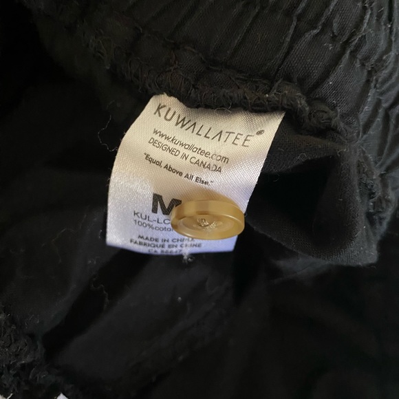 Kuwalla Tee Black Linen Cargo Pants - Picture 12 of 12